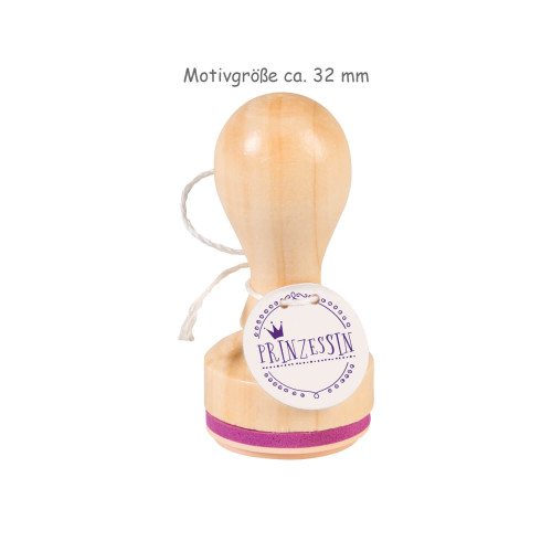 Stempel Prinzessin rund 32mm