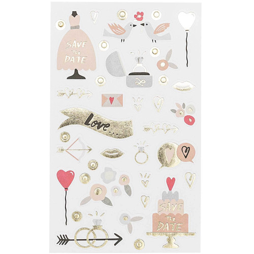 Sticker Hochzeit Design 2