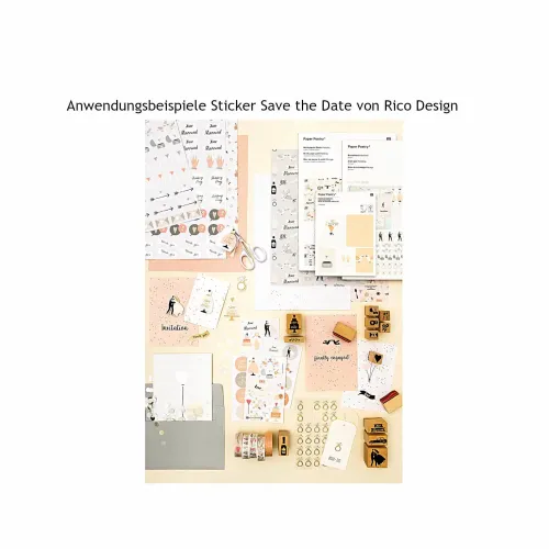Anwendungsbeispiele Hochzeitsvorbereitung von Rico Design
