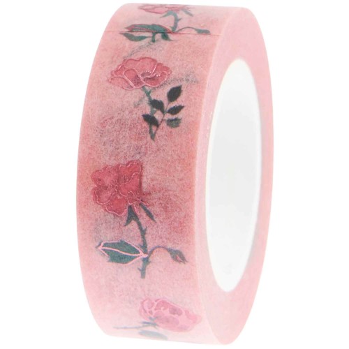 Paper Poetry Tape Rosen 1,5 cm x 10 m