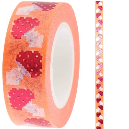 Tape Shrooom Big Reds 10 m x 1,5 cm mit Motivabbildung