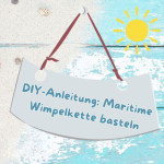 Motivvorlage Gratis-Download Maritime Wimpelkette