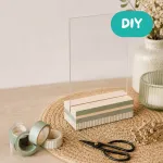 DIY Holzaufsteller mit Acrylscheiben gestalten