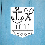 DIY-Vorlage Maritime Wimpelkette Bastelshop AmOlenDiek