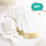 DIY Idee - edle Geschenkanhänger gestalten