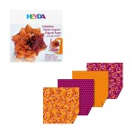 Faltpapier orange-violett von HEYDA