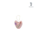 Herz rosa woolies bestickt