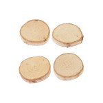 Holzscheiben Birkenholzscheiben gemischt