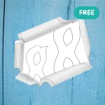 kostenlose Maskenvorlage vom Bastelshop AmOlenDiek