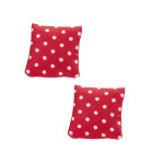 Mini-Kissen rot-weiß gepunktet