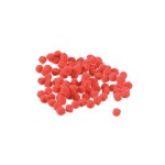 Mini Pompons rot 7 mm 100 Stück von efco
