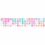 Perlentape Multicolor