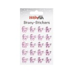 STONY-Stickers Kinderwagen rosa 20 Stück