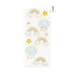 Sticker Regenbogen und Wolken 3D