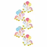 Sticker Einhorn mit Ballons