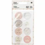 Paper Poetry Sticker Sticker Save the Date puder-grau